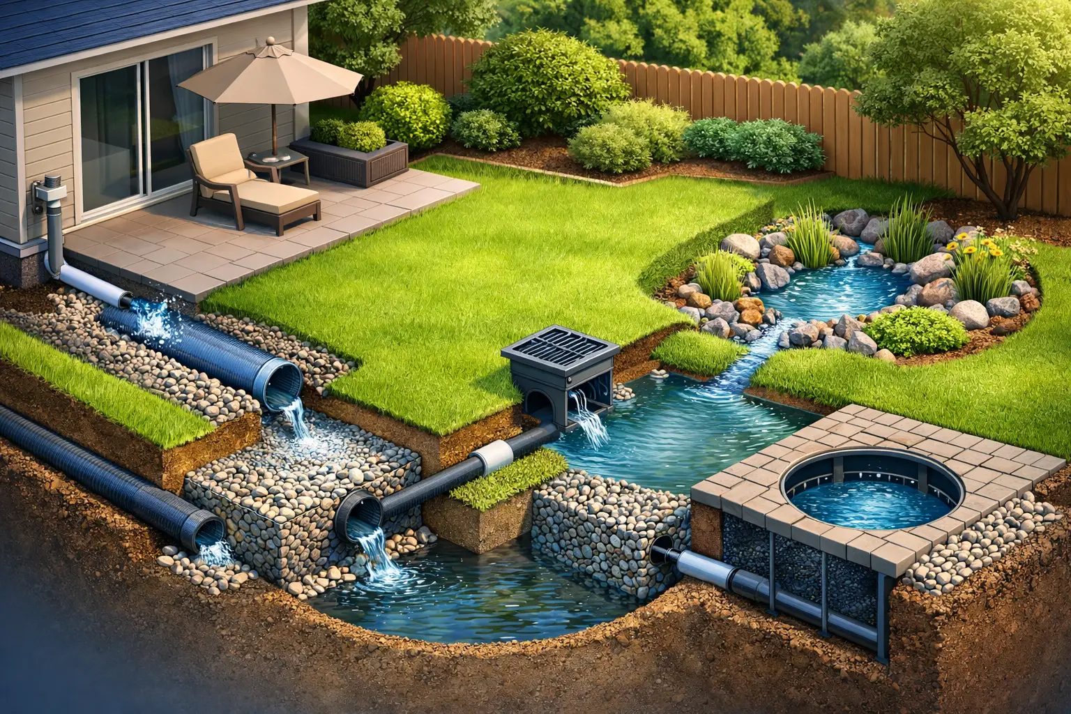Backyard Drainage Solutions Sacramento Homeowners Need