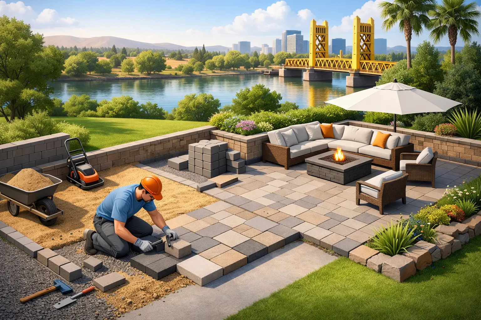 Paver Patio Installation Sacramento That Lasts